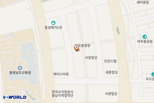 내포신도시 중심상업지역 임시공영주차장3 위치 지도 — 충청남도 홍성군 홍북읍 신경리 569, 570