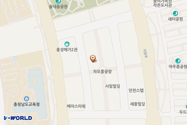 내포신도시 중심상업지역 임시공영주차장2 위치 지도 — 충청남도 홍성군 홍북읍 신경리 566