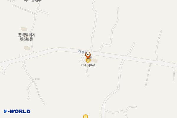 바테펜션 위치 지도 — 제주특별자치도 서귀포시 남원읍 태위로 314