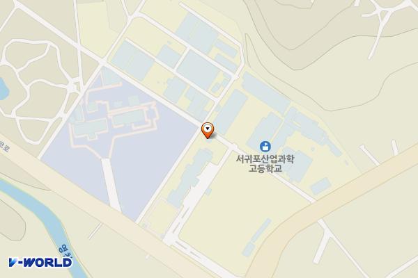 서귀포산업과학고등학교 위치 지도 — 제주특별자치도 서귀포시 516로 501