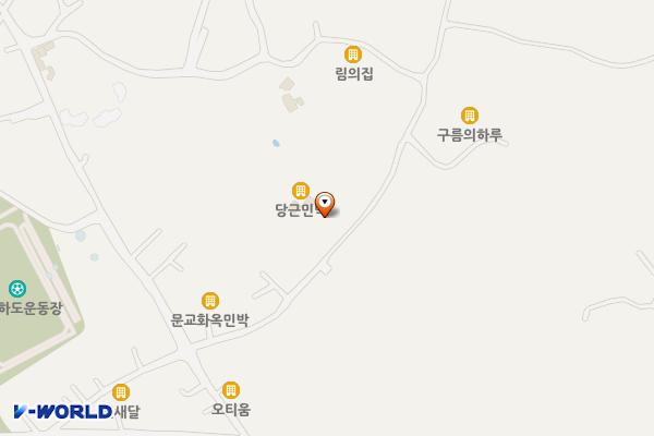 하이하도민박 위치 지도 — 제주특별자치도 제주시 구좌읍 면수2길 19