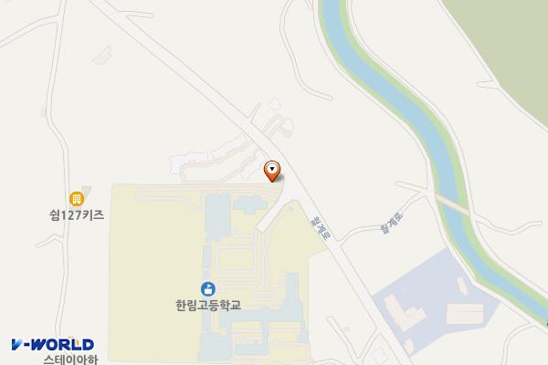 한림고등학교 위치 지도 — 제주특별자치도 제주시 한림읍 월계로 74