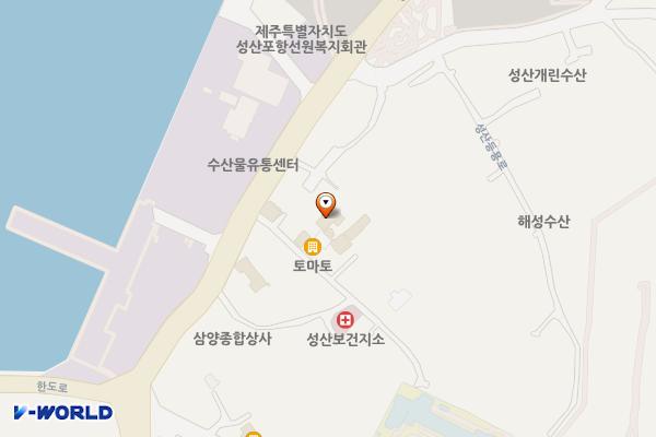 온더스톤 게스트하우스 위치 지도 — 제주특별자치도 서귀포시 성산읍 성산등용로 100-4
