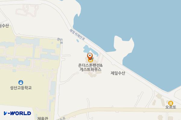 온더스톤 브런치카페 위치 지도 — 제주특별자치도 서귀포시 성산읍 해맞이해안로 2746
