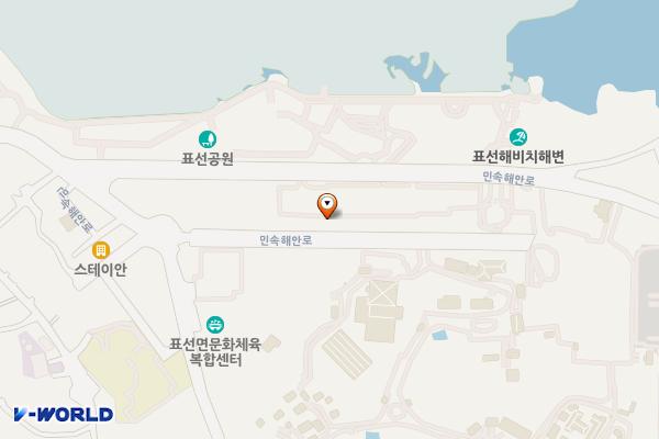 표선민속마을 해비치 해변 공영주차장 위치 지도 — 제주특별자치도 서귀포시 표선면 민속해안로 615
