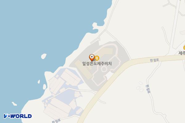 일성제주비치콘도 위치 지도 — 제주특별자치도 제주시 한림읍 한림로 127