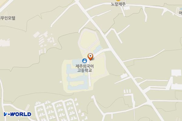 제주외국어고등학교 위치 지도 — 제주특별자치도 제주시 애월읍 고성남길 34