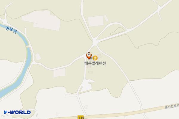 해든빌레펜션 위치 지도 — 제주특별자치도 서귀포시 남원읍 자배오름로139번길 149