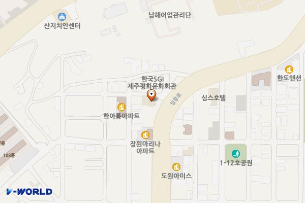 제주하버호텔 위치 지도 — 제주특별자치도 제주시 임항로 260