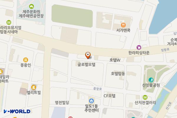 BBS제주불교방송 위치 지도 — 제주특별자치도 제주시 임항로 14