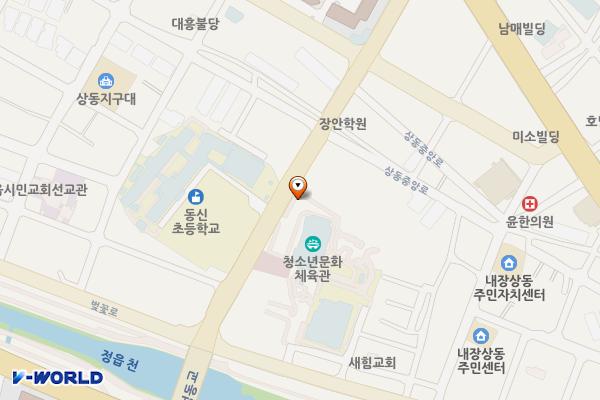 청소년 문화체육관 위치 지도 — 전북특별자치도 정읍시 상동중앙로 14