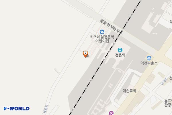 정읍역 후면1 공영주차장 위치 지도 — 전북특별자치도 정읍시 연지동 385-21