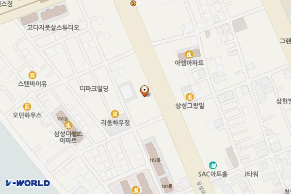 JW정원성형빌딩 위치 지도 — 서울특별시 강남구 삼성로 553