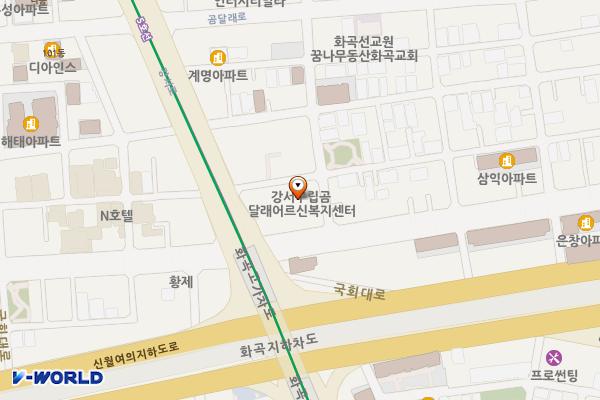 서울강서곰달래문화복지센터 위치 지도 — 서울특별시 강서구 강서로5길 50