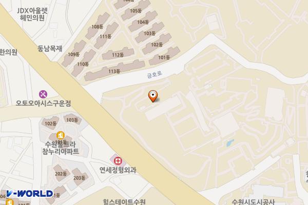 농업박물관 위치 지도 — 경기도 수원시 권선구 수인로 154