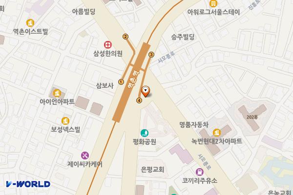 서울은평평화공원공영주차장 위치 지도 — 서울특별시 은평구 서오릉로 지하47