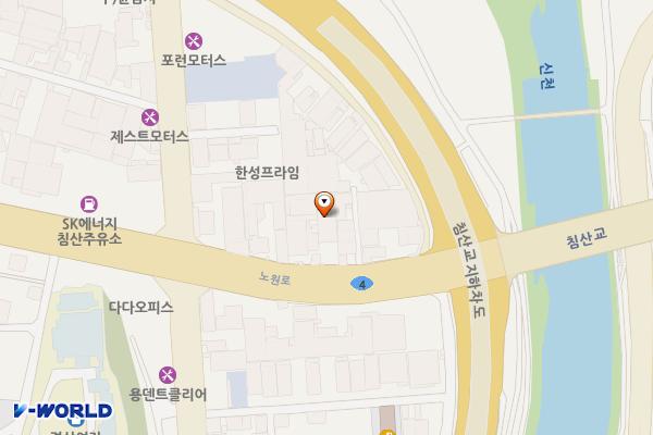대구북구훼미리 위치 지도 — 대구광역시 북구 노원로 279