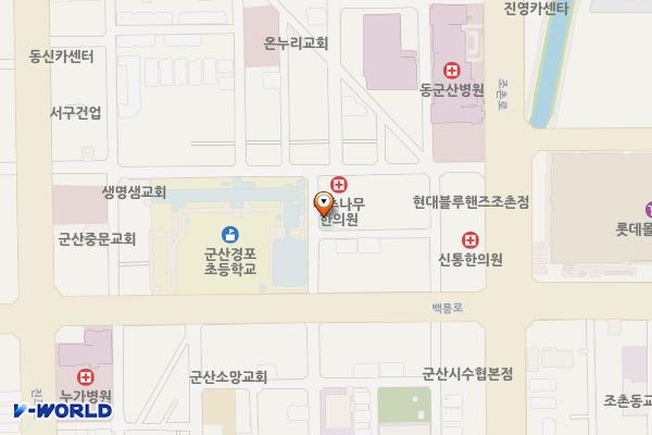 전북군산현승태권도장 위치 지도 — 전북특별자치도 군산시 경촌2길 26-3