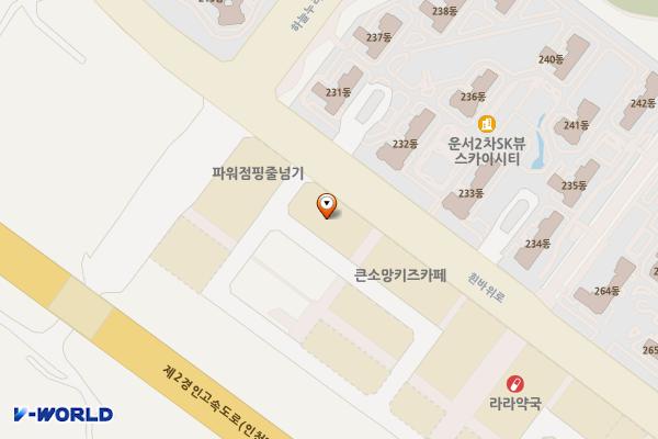 인천중구영종메가타워 위치 지도 — 인천광역시 영종구 흰바위로 236