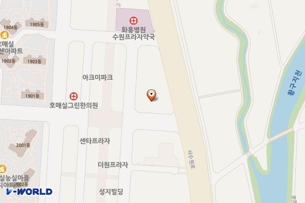 경기수원아진스퀘어 위치 지도 — 경기도 수원시 권선구 호매실로90번길 76