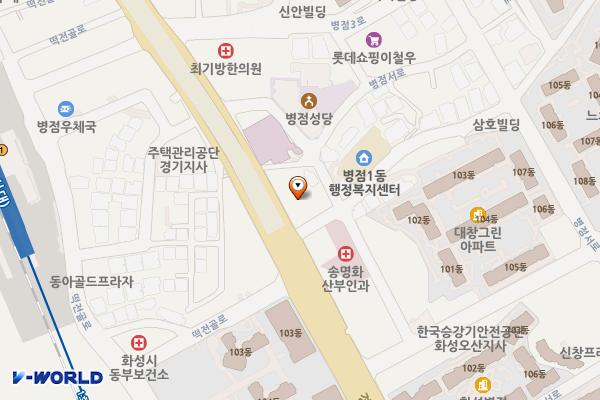 경기화성병점프라자 위치 지도 — 경기도 화성시 경기대로 1014