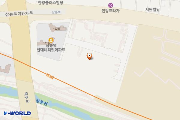 경기고양힐스테이트삼송역스칸센3블럭3 위치 지도 — 경기도 고양시 덕양구 삼송로 240