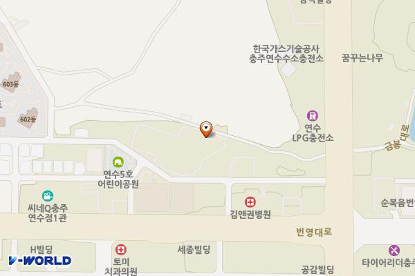 충북원예농협 위치 지도 — 충청북도 충주시 금곡서1길 39