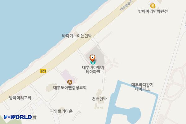 경기안산방아머리제2주차장 위치 지도 — 경기도 안산시 단원구 대부황금로 1480-7