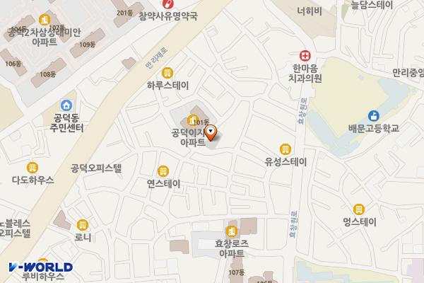 서울마포공덕1-2공영주차장 위치 지도 — 서울특별시 마포구 만리재로14길 39