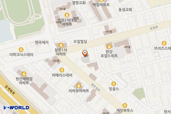 서울마포망원1-1공영주차장 위치 지도 — 서울특별시 마포구 망원로 28