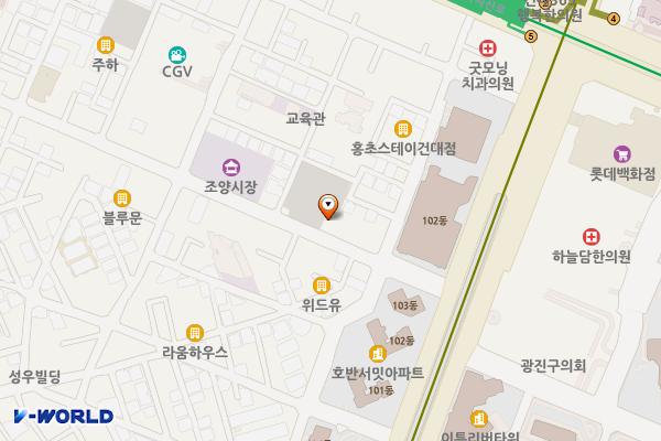 서울광진 자양4동 공영주차장 위치 지도 — 서울특별시 광진구 동일로18길 101