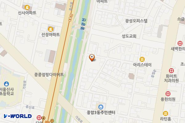 서울은평 응암3동공영주차장 위치 지도 — 서울특별시 은평구 불광천길 436
