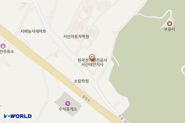 한국전기안전공사 서산태안지사 위치 지도 — 충청남도 서산시 소탐1로 97