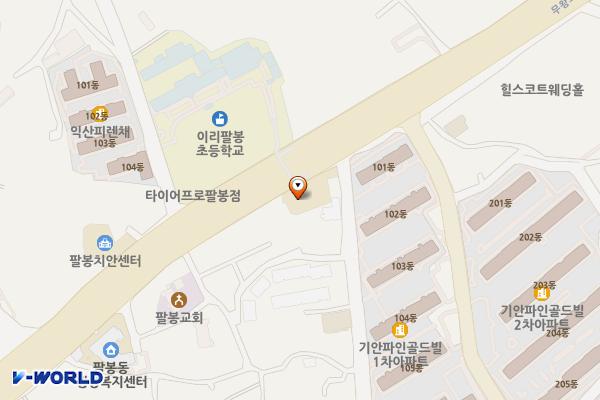 한국전기안전공사 익산지사 위치 지도 — 전북특별자치도 익산시 무왕로 1432