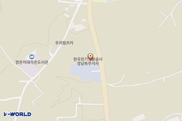 한국전기안전공사 경남북부지사 위치 지도 — 경상남도 거창군 거창읍 수남로 2155