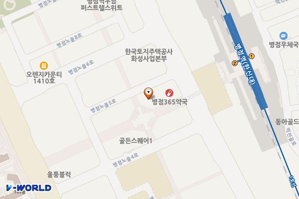 경기병점더시그니처스퀘어 위치 지도 — 경기도 화성시 병점노을5로 26