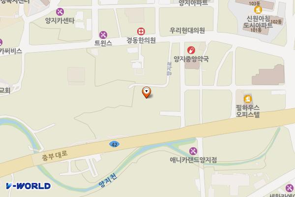 경기용인농업협동조합(농협) 위치 지도 — 경기도 용인시 처인구 양지면 양지로138번길 14