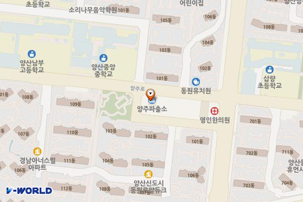 경찰경남양주파출소 위치 지도 — 경상남도 양산시 양주로 34