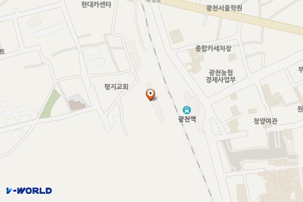 결성통 건널목~광천역 위치 지도 — 충청남도 홍성군 광천읍 신진리 429-85