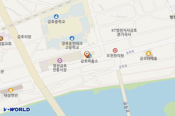 경찰경북금호파출소 위치 지도 — 경상북도 영천시 금호읍 금호로 115