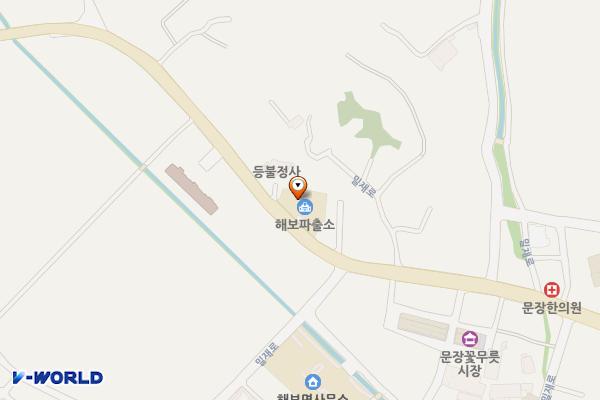 경찰전남해보파출소 위치 지도 — 전남광주통합특별시 함평군 해보면 밀재로 1255