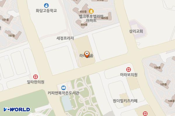 경기화성유니크센트럴봉담오피스텔B2 위치 지도 — 경기도 화성시 봉담읍 상리3길 51-9