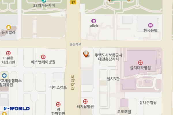 대전삼성전자서비스 위치 지도 — 대전광역시 서구 대덕대로 254