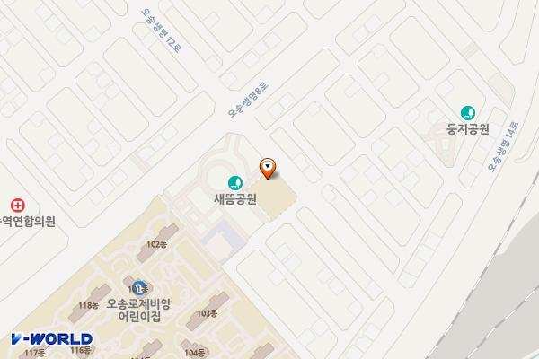 경찰충북청주오송파출소 위치 지도 — 충청북도 청주시 흥덕구 오송읍 봉산1길 9