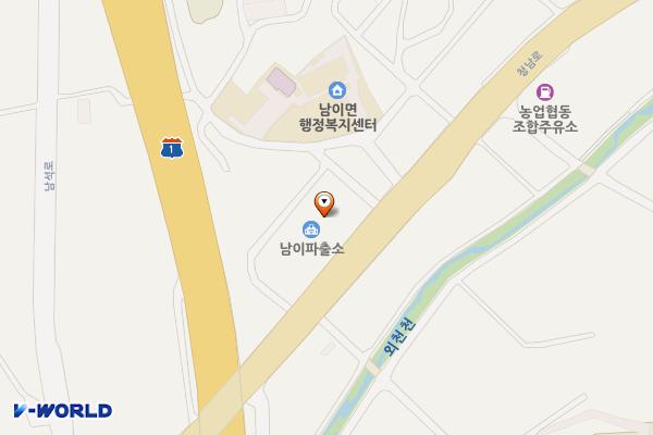 경찰충북청주남이파출소 위치 지도 — 충청북도 청주시 서원구 남이면 청남로 1205