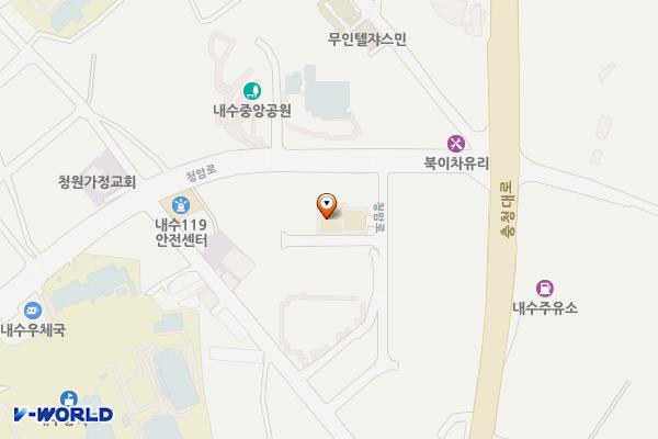 경찰충북청주내수파출소 위치 지도 — 충청북도 청주시 청원구 내수읍 청암로 100-6