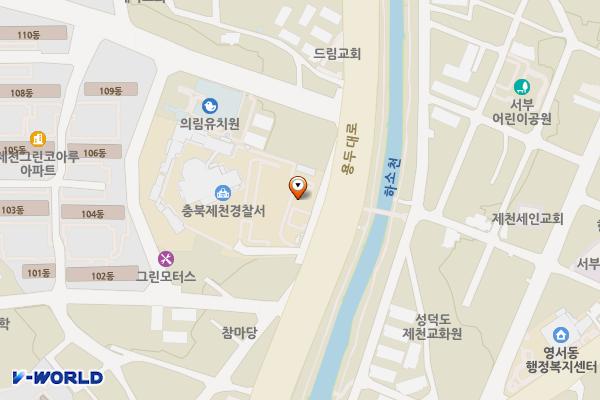 경찰충북제천용두파출소 위치 지도 — 충청북도 제천시 용두대로 33