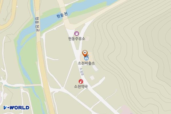 경찰경북소천파출소 위치 지도 — 경상북도 봉화군 소천면 소천로 1259