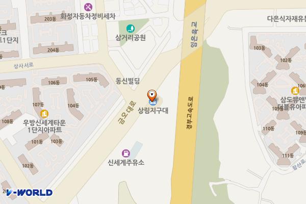 경찰경북상림지구대 위치 지도 — 경상북도 구미시 금오대로 482