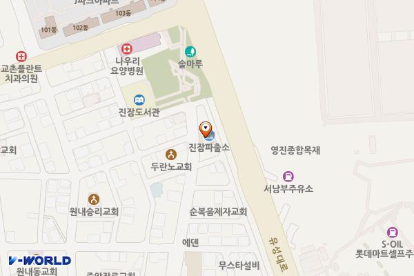 경찰대전진잠파출소 위치 지도 — 대전광역시 유성구 원내로39번길 60